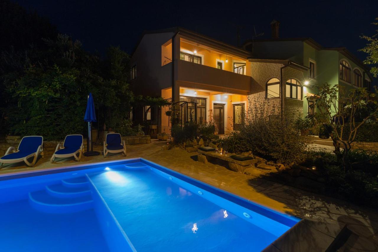 Villa Margerita With Private Pool, Yard And Parking Kaštelir Dış mekan fotoğraf